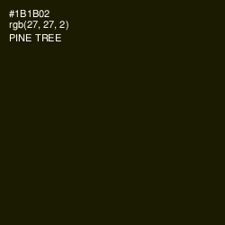 #1B1B02 - Pine Tree Color Image